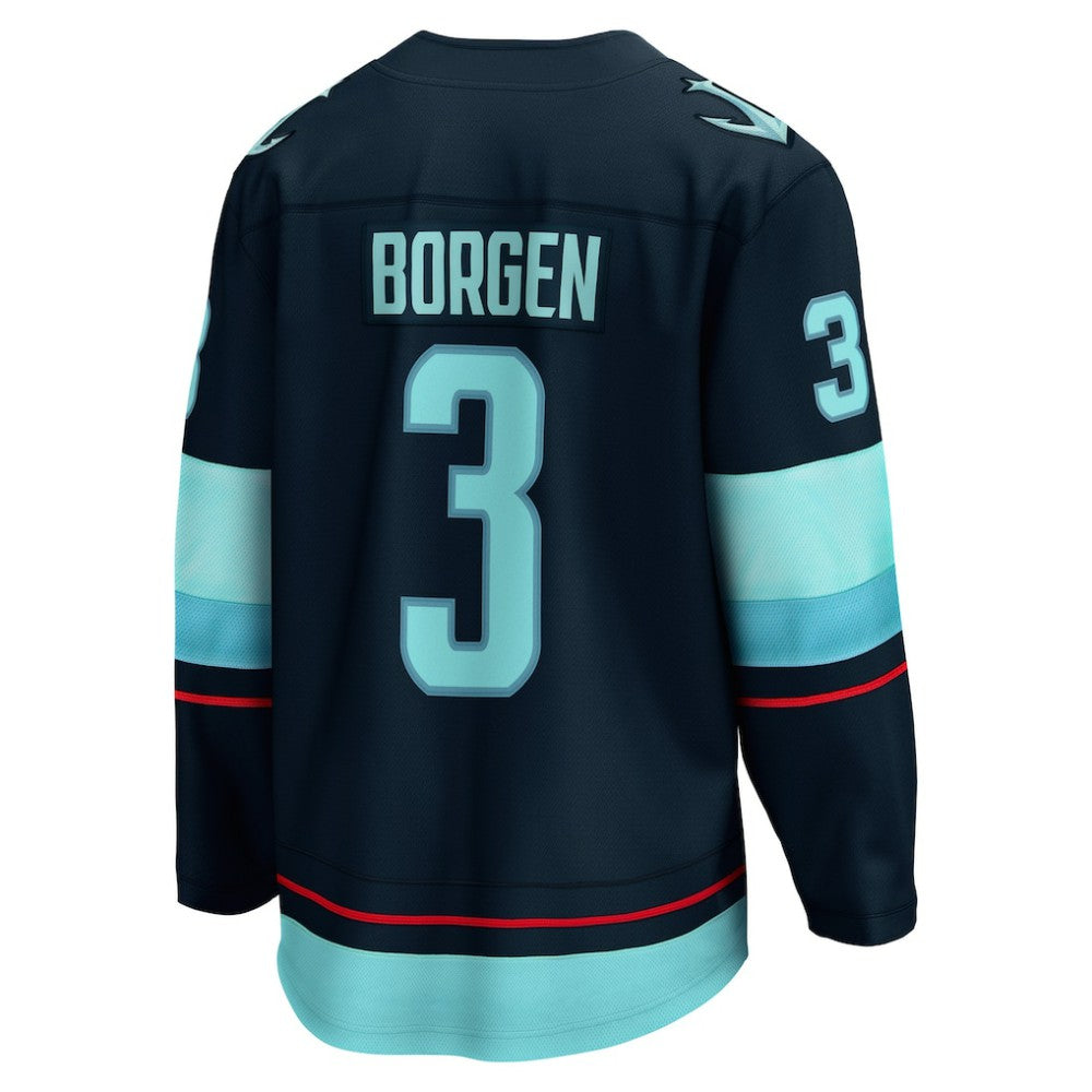Will Borgen Seattle Kraken Fanatics Home Breakaway Player Jersey - Deep Sea Blue | US 4581867