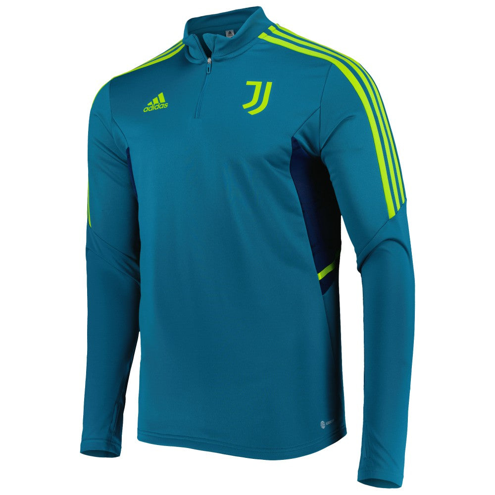 Juventus Team Training AEROREADY Quarter-Zip Top Teal - Adidas on sale
