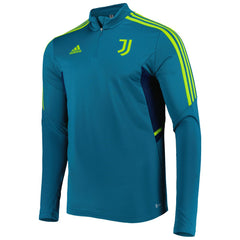Juventus Team Training AEROREADY Quarter-Zip Top Teal - Adidas on sale