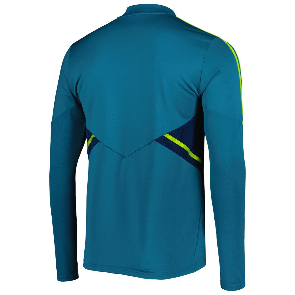Juventus Team Training AEROREADY Quarter-Zip Top Teal - Adidas on sale