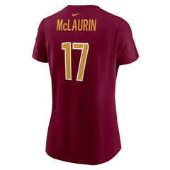 Terry McLaurin Washington Commanders Women's Player Name & Number T-Shirt - Burgundy T-shirts