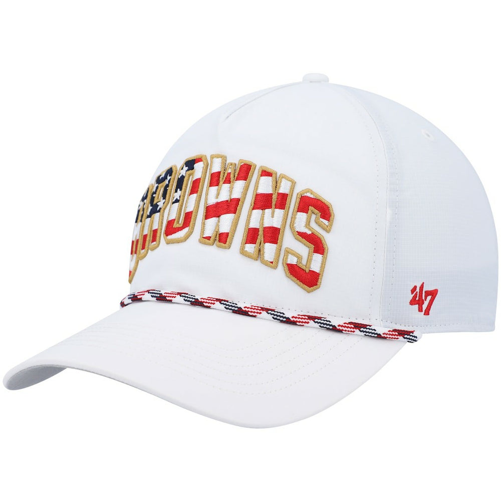 Cleveland Browns '47 Hitch Stars and Stripes Trucker Adjustable Hat - White Hats