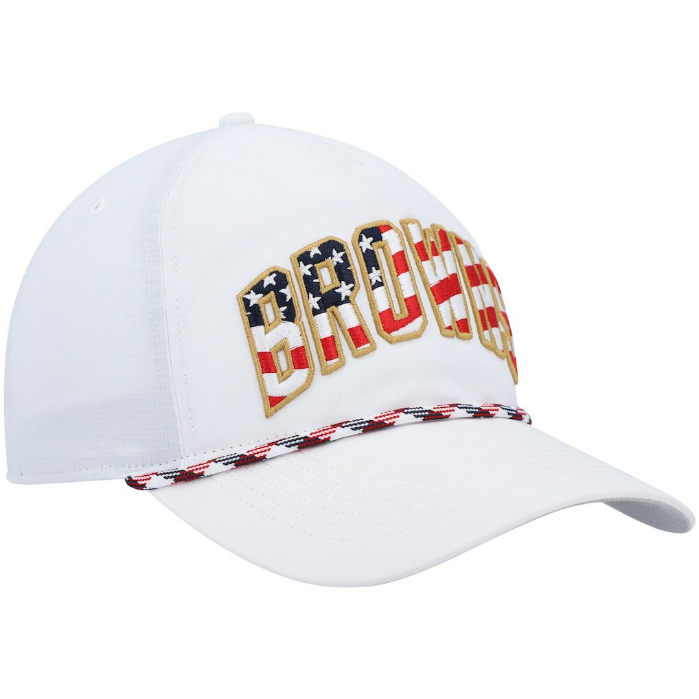 Cleveland Browns '47 Hitch Stars and Stripes Trucker Adjustable Hat - White Hats