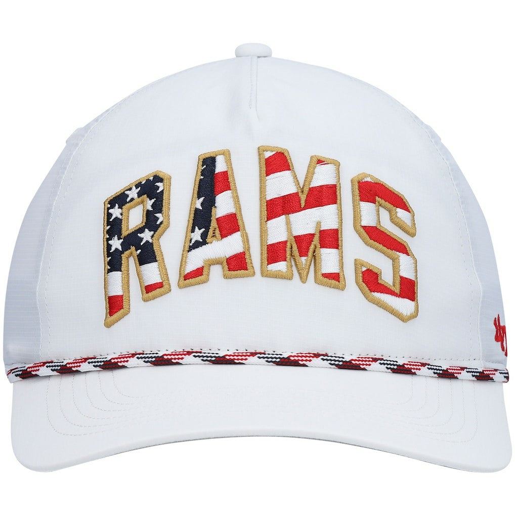 Los Angeles Rams '47 Hitch Stars and Stripes Trucker Adjustable Hat - White Hats