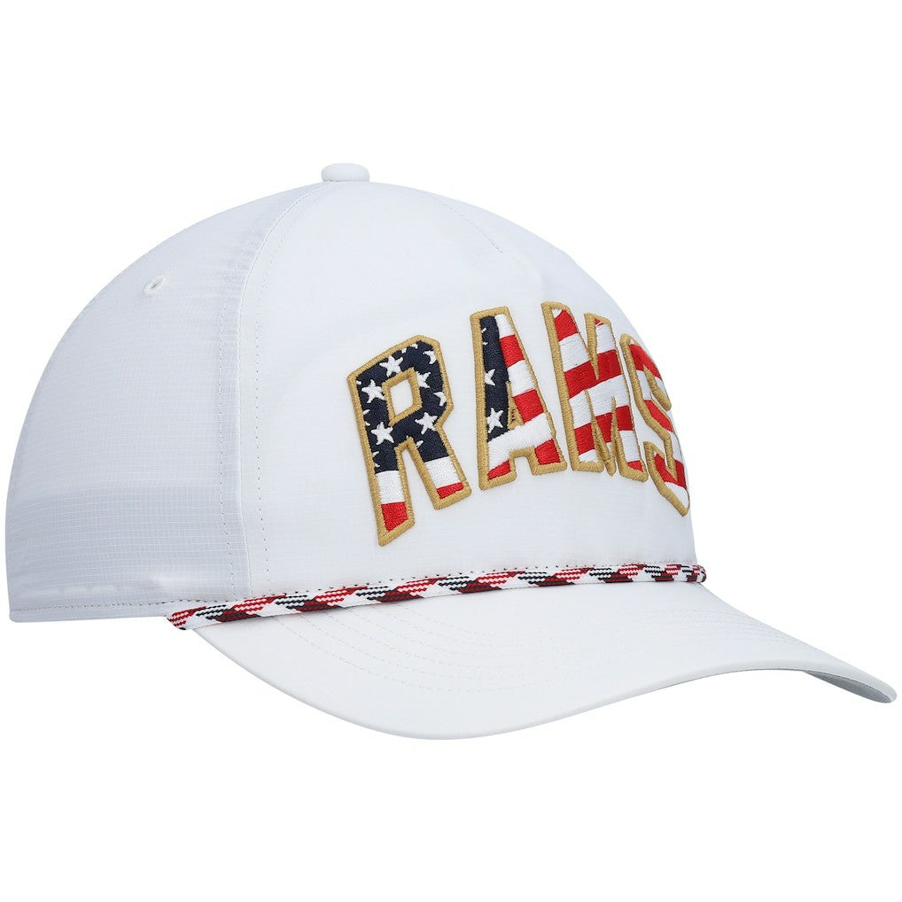 Los Angeles Rams '47 Hitch Stars and Stripes Trucker Adjustable Hat - White Hats