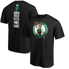 Jaylen Brown Boston Celtics Playmaker Name & Number T-Shirt Black