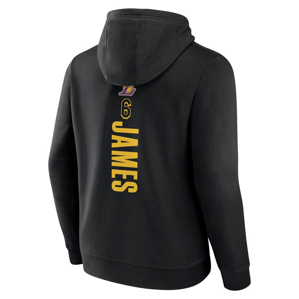 Los Angeles Lakers Playmaker Name & Number Pullover Hoodie Black