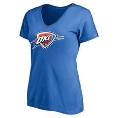 Shai Gilgeous-Alexander Oklahoma City Thunder Women's Playmaker Name & Number V-Neck T-Shirt Blue outlet