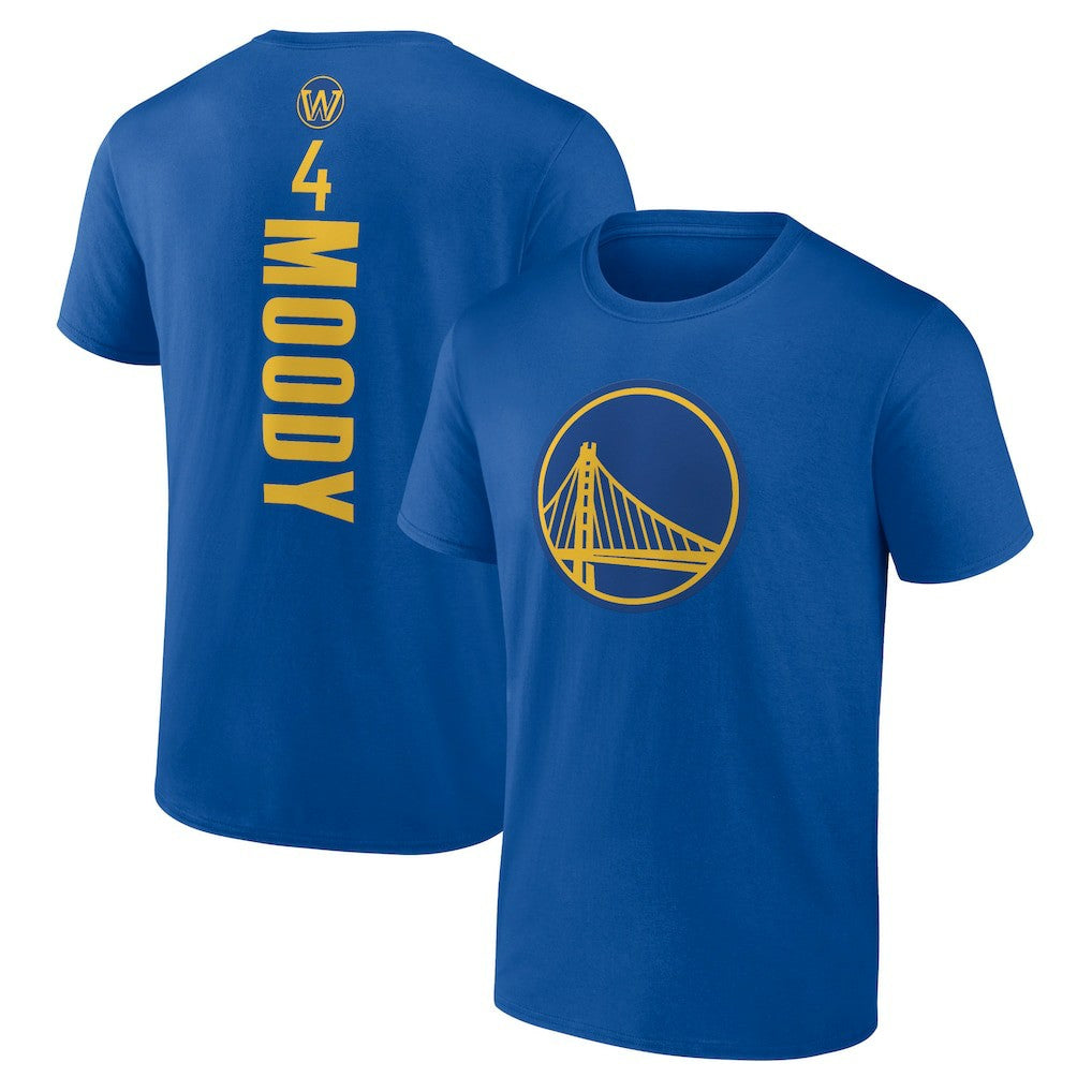 Moses Moody Golden State Warriors Playmaker Name & Number T-Shirt Royal