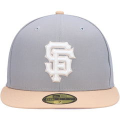 San Francisco Giants New Era 2007 MLB All-Star Game Purple Undervisor 59FIFTY Fitted Hat - Gray/Peach Hats