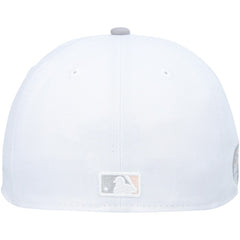 Colorado Rockies New Era 2007 World Series Side Patch Undervisor 59FIFTY Fitted Hat - White/Gray Hats