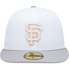 San Francisco Giants New Era 2002 World Series Side Patch Undervisor 59FIFTY Fitted Hat - White/Gray Hats