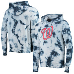 Washington Nationals New Era Tie-Dye Pullover Hoodie - Navy Hoodies