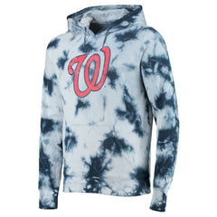 Washington Nationals New Era Tie-Dye Pullover Hoodie - Navy Hoodies