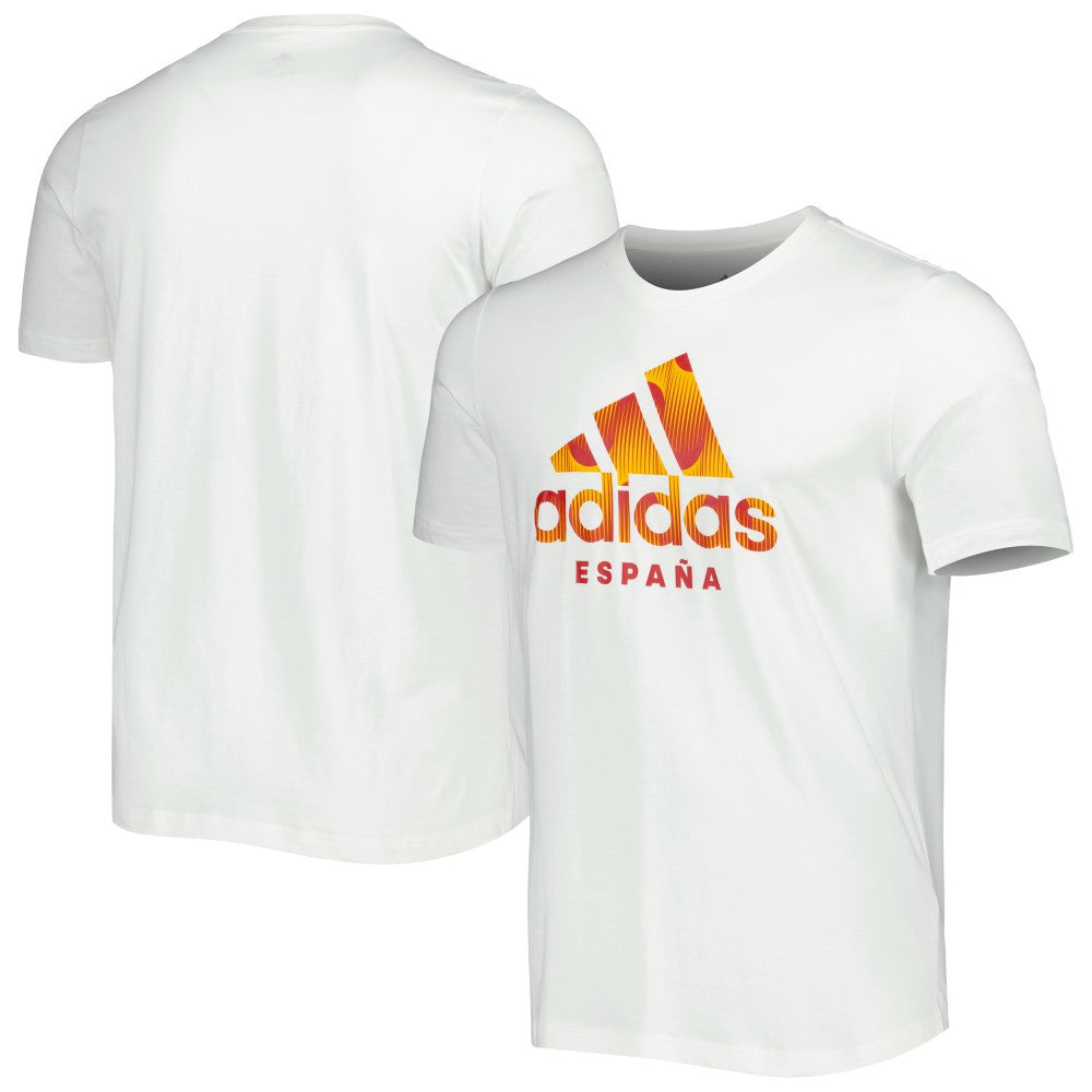 Spain National Team DNA Graphic T-Shirt White - Adidas for sale