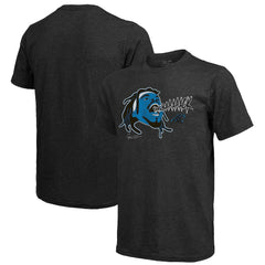 Cam Newton Carolina Panthers Majestic Threads Tri-Blend Player Graphic T-Shirt - Black T-shirts