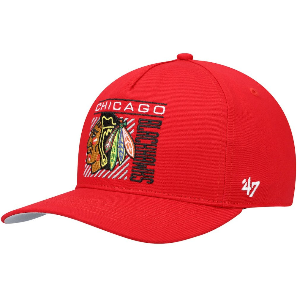 Chicago Blackhawks '47 Reflex Hitch Snapback Hat - Red | US 4605317