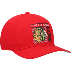 Chicago Blackhawks '47 Reflex Hitch Snapback Hat - Red | US 4605317