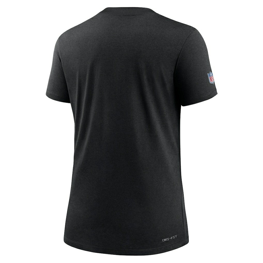 Jacksonville Jaguars Women's NFL Crucial Catch Performance T-Shirt - Black T-shirts