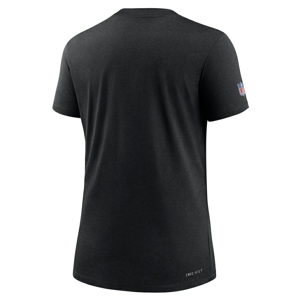 Jacksonville Jaguars Women's NFL Crucial Catch Performance T-Shirt - Black T-shirts