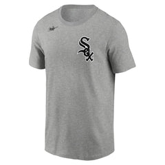 Bo Jackson Chicago White Sox Nike Cooperstown Collection Name & Number T-Shirt - Heathered Gray T-shirts