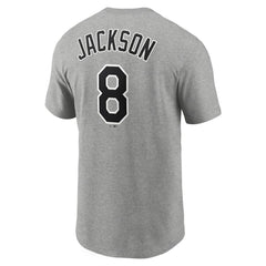 Bo Jackson Chicago White Sox Nike Cooperstown Collection Name & Number T-Shirt - Heathered Gray T-shirts