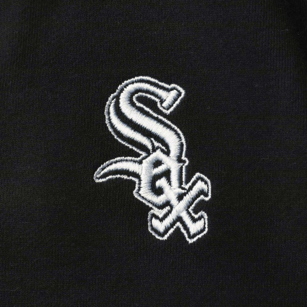 Chicago White Sox The Wild Collective Women's Two-Hit Quarter-Zip Pullover Top - Black Pullover