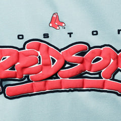 Boston Red Sox The Wild Collective Women's Open Back Twist-Tie Tank Top - Light Blue Tanks