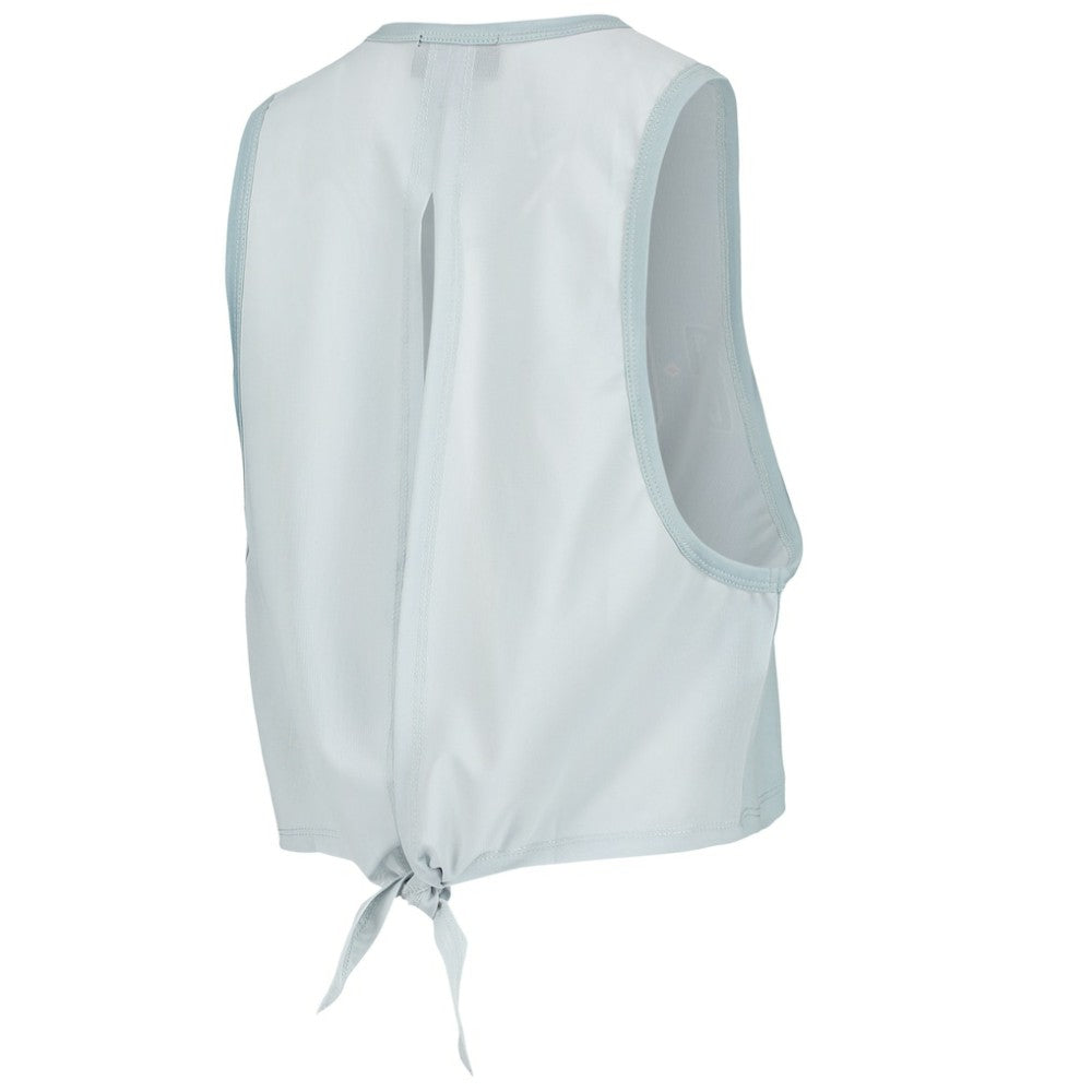 Texas Rangers The Wild Collective Women's Open Back Twist-Tie Tank Top - Light Blue Tanks