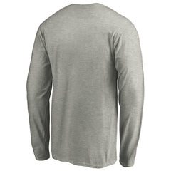 Chicago Bulls Alternate Team Logo Long Sleeve T-Shirt Heathered Gray