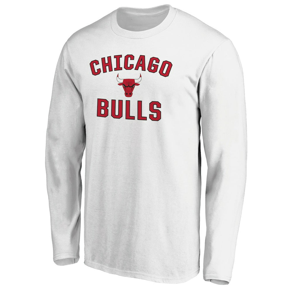 Chicago Bulls Victory Arch Long Sleeve T-Shirt White