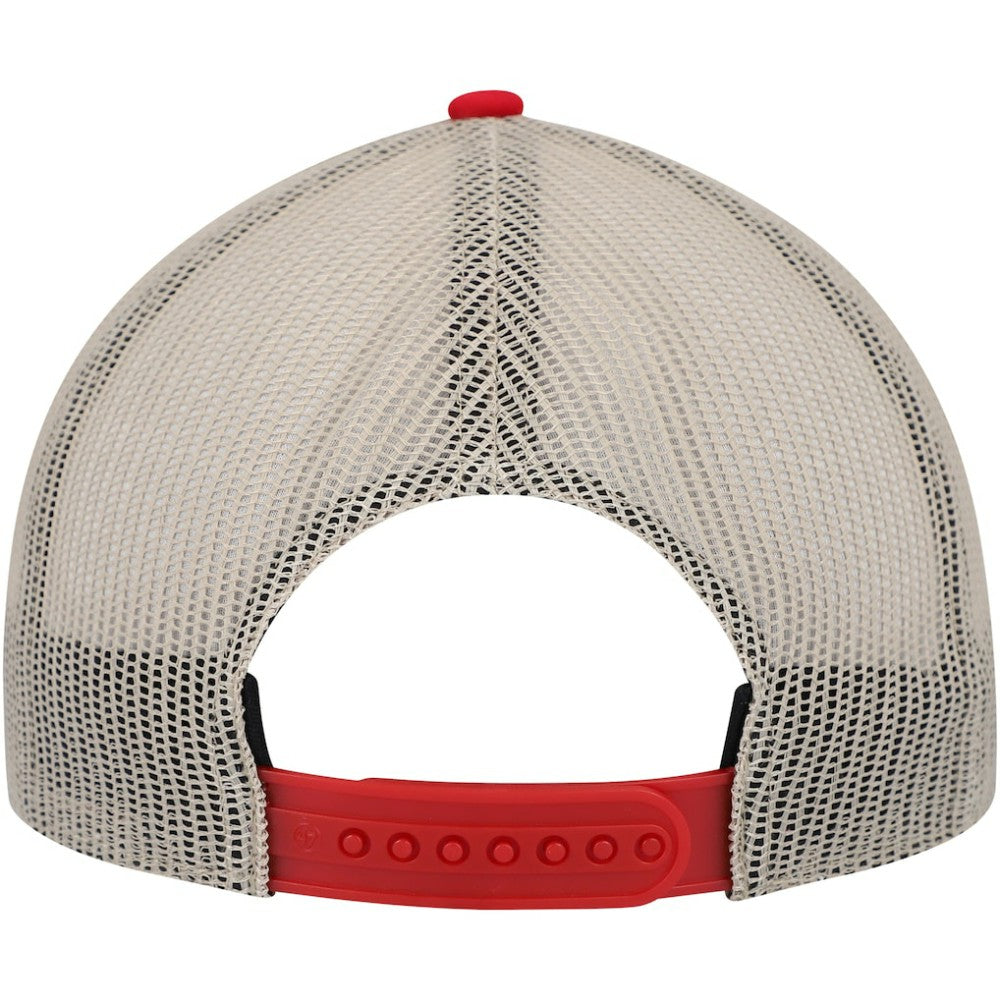 Washington Nationals '47 Rawhide Trucker Snapback Hat - Red/Natural Hats