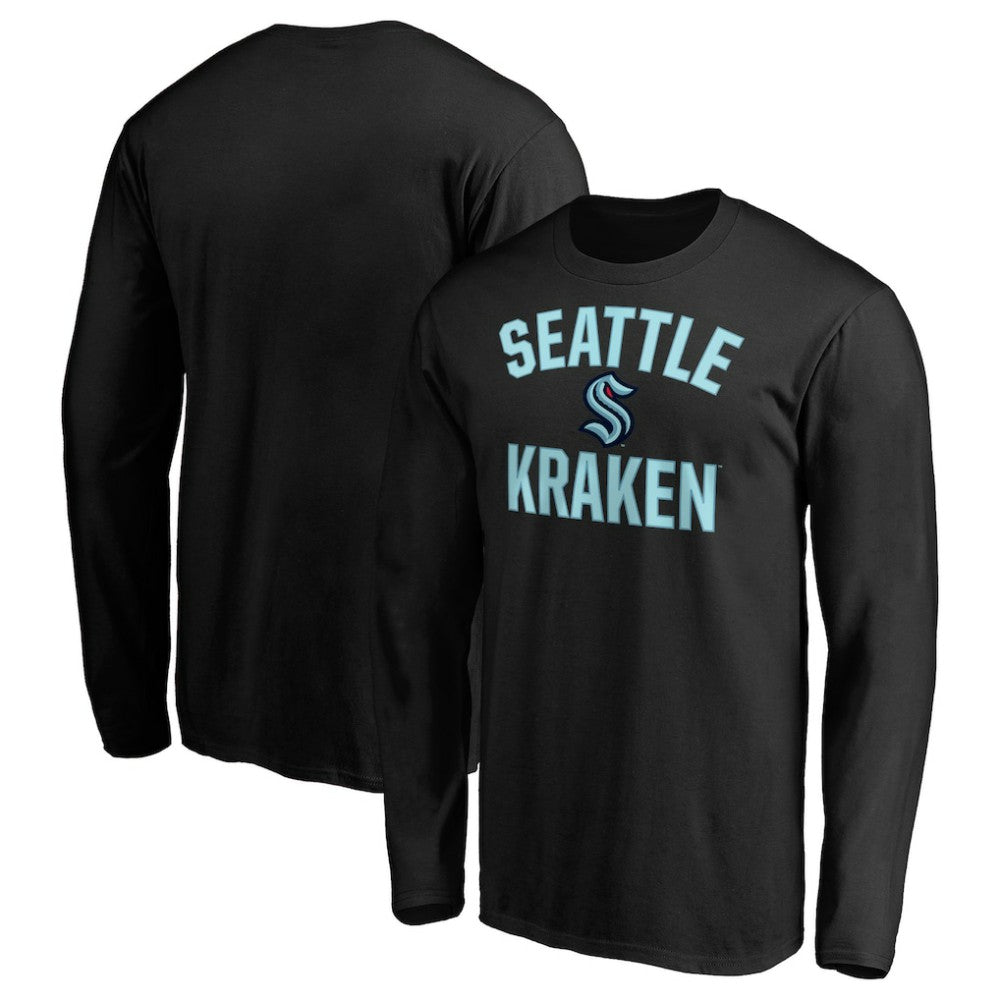 Seattle Kraken Team Victory Arch Long Sleeve T-Shirt - Black | US 4619585