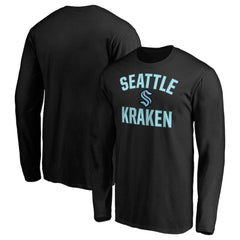 Seattle Kraken Team Victory Arch Long Sleeve T-Shirt - Black | US 4619585