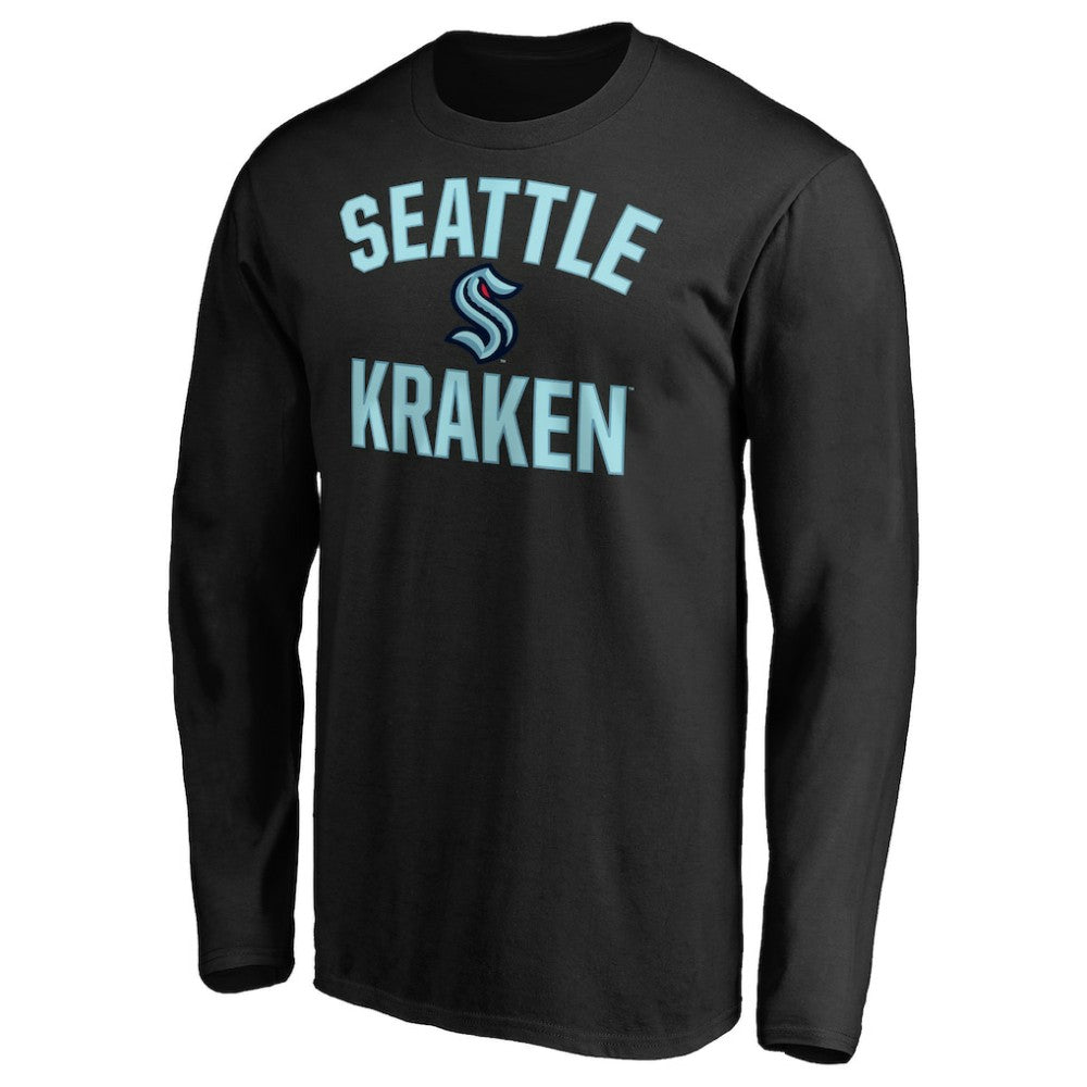 Seattle Kraken Team Victory Arch Long Sleeve T-Shirt - Black | US 4619585