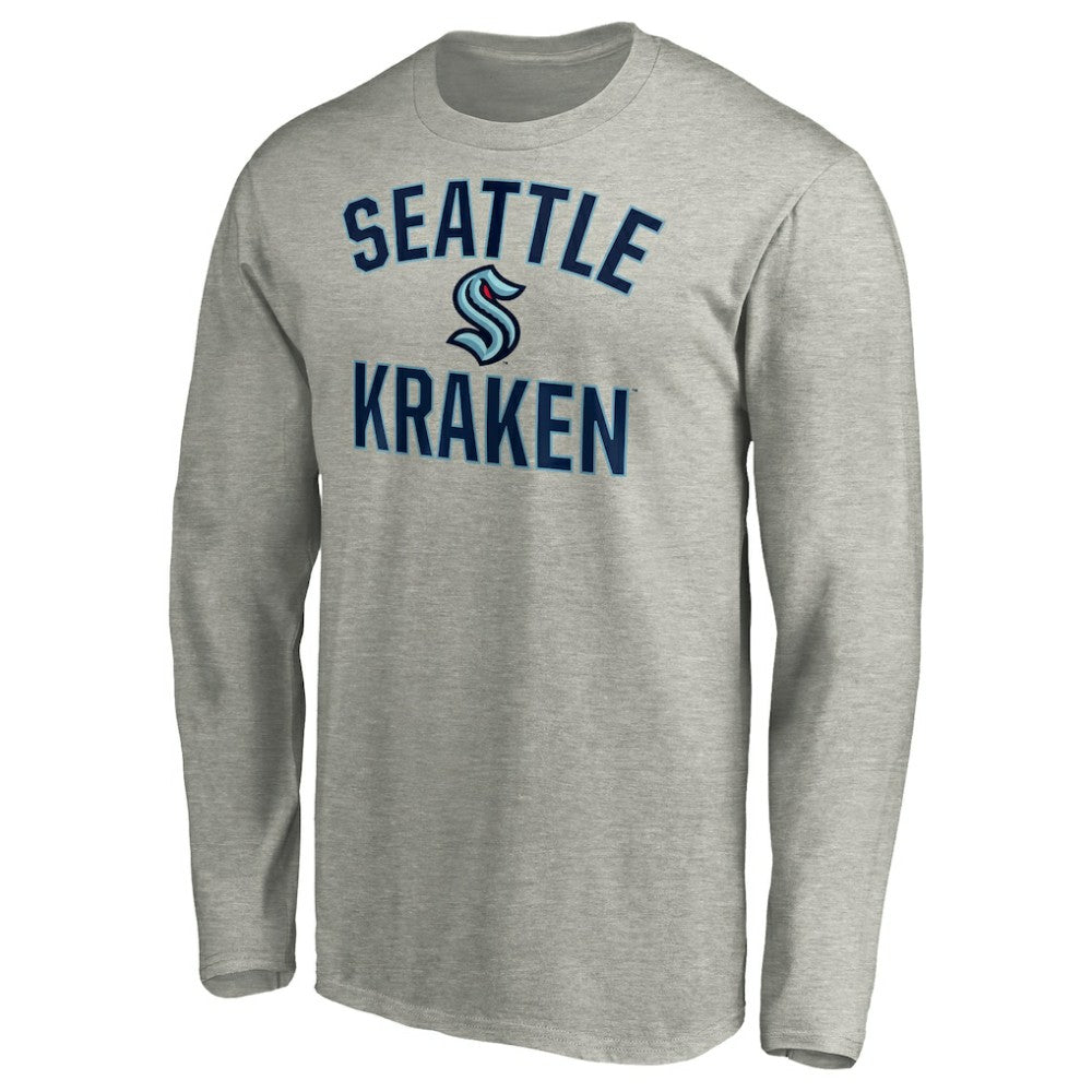 Seattle Kraken Victory Arch Long Sleeve T-Shirt - Heathered Gray | US 4619593