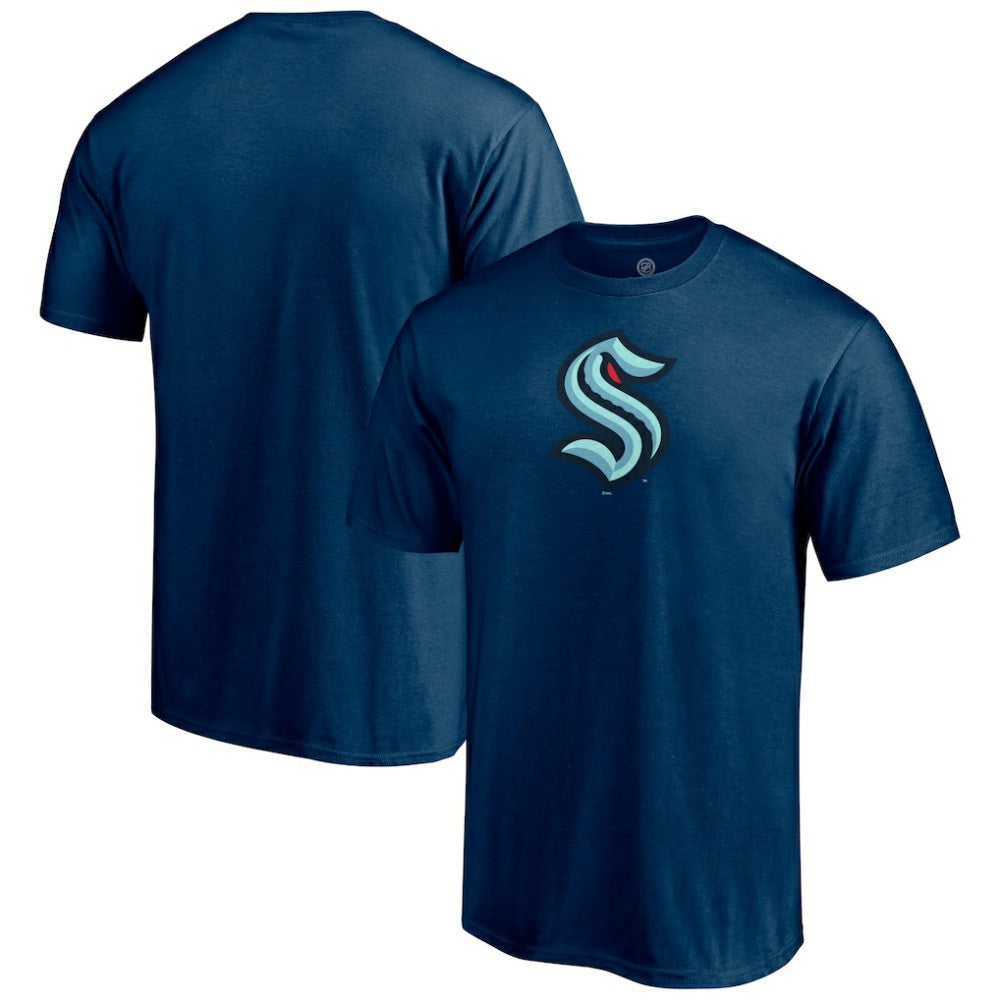 Seattle Kraken Primary Logo T-Shirt - Deep Sea Blue | US 4619638