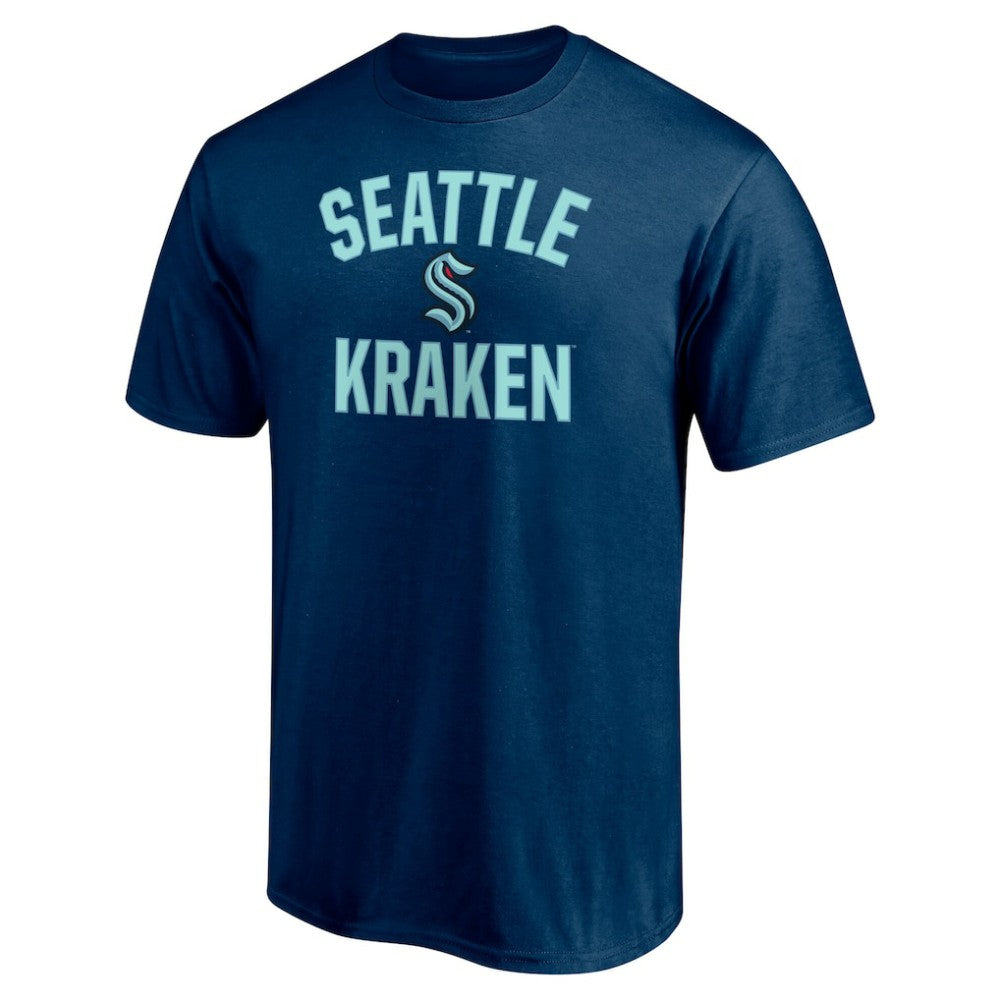 Seattle Kraken Victory Arch T-Shirt - Deep Sea Blue | US 4619639