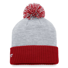 Arizona Cardinals Women's Ash Cuffed Knit Hat with Pom - Heather Gray Hats