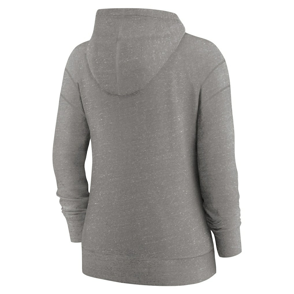Cleveland Browns Women's Gym Vintage Full-Zip Hoodie - Heather Charcoal Hoodies
