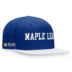 Toronto Maple Leafs Fanatics Iconic Color Blocked Snapback Hat - Blue/White | US 4625822