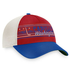 Washington Capitals Fanatics True Classic Retro Trucker Snapback Hat - Red/Royal | US 4625826