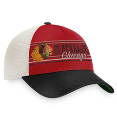 Chicago Blackhawks Fanatics True Classic Retro Trucker Snapback Hat - Red/Black | US 4625829