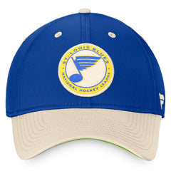 St. Louis Blues Fanatics True Classics Retro Flex Hat - Royal/Khaki | US 4630037