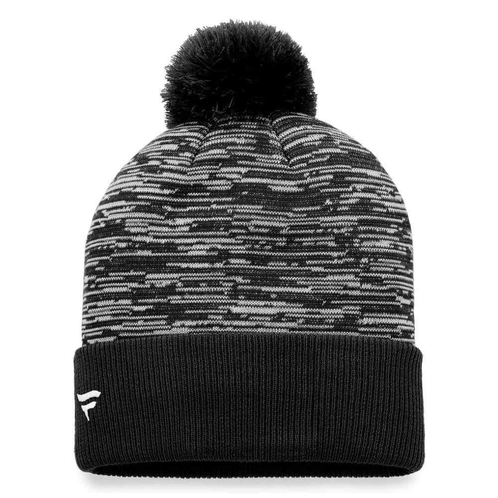 Ottawa Senators Fanatics Defender Cuffed Knit Hat with Pom - Black | US 4630290