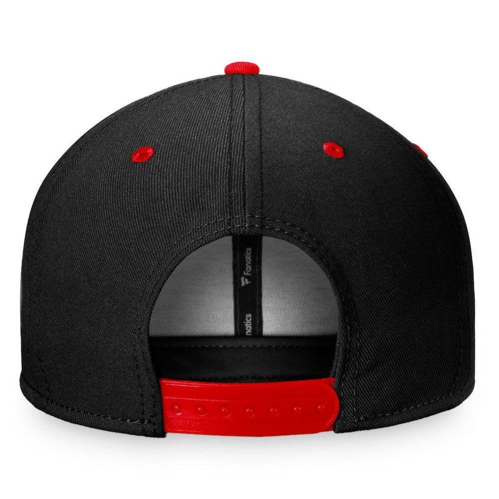 Chicago Blackhawks Fanatics Heritage Retro Two-Tone Snapback Hat - Black/Red | US 4631526