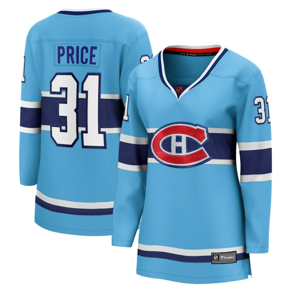Carey Price Montreal Canadiens Fanatics Women's Special Edition 2.0 Breakaway Player Jersey - Light Blue | US 4632228