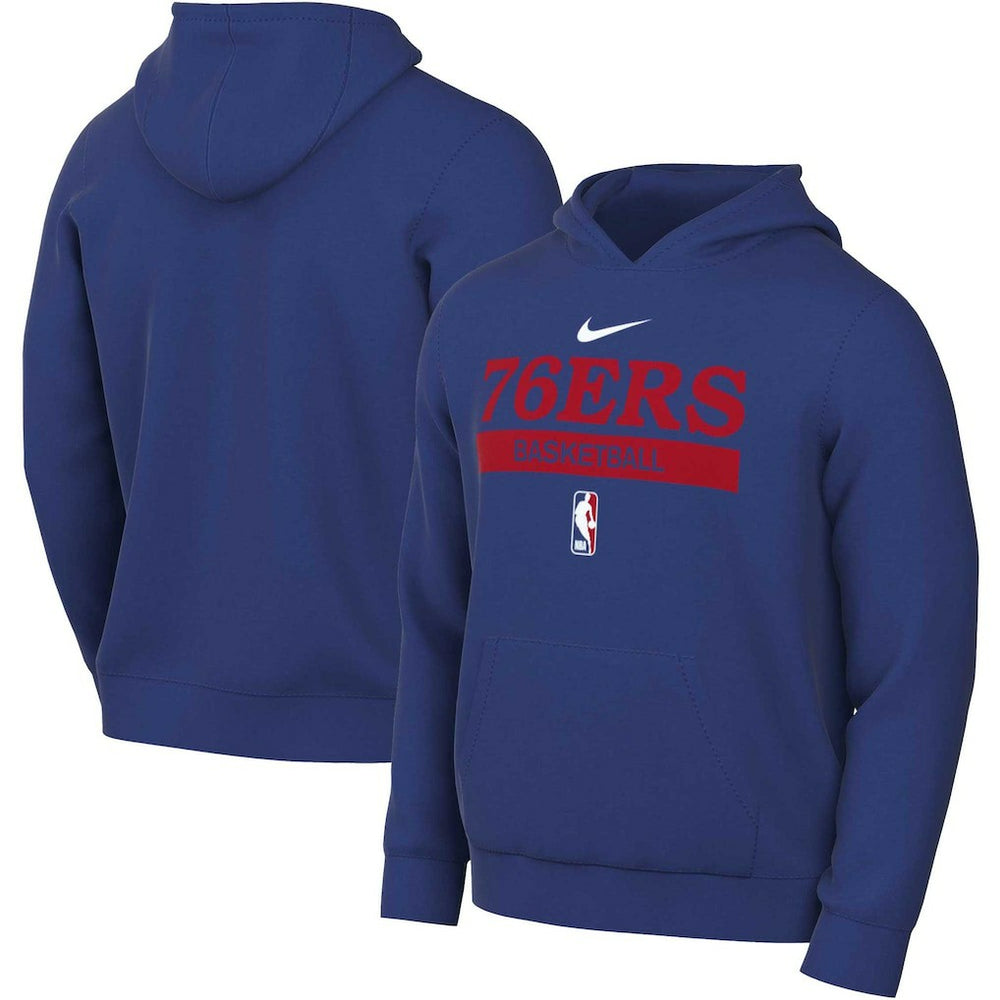Philadelphia 76ers 2022/23 Spotlight On-Court Practice Performance Pullover Hoodie Royal - Nike
