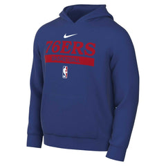 Philadelphia 76ers 2022/23 Spotlight On-Court Practice Performance Pullover Hoodie Royal - Nike