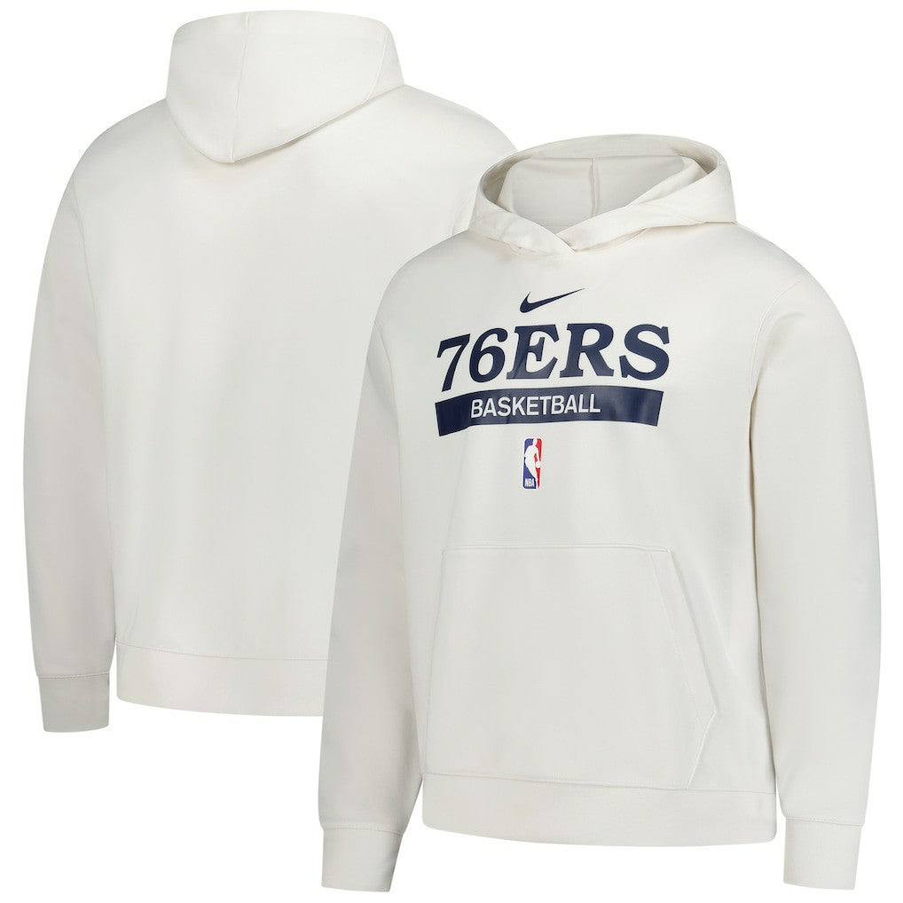 Philadelphia 76ers 2022/23 Spotlight On-Court Practice Performance Pullover Hoodie Cream - Nike outlet